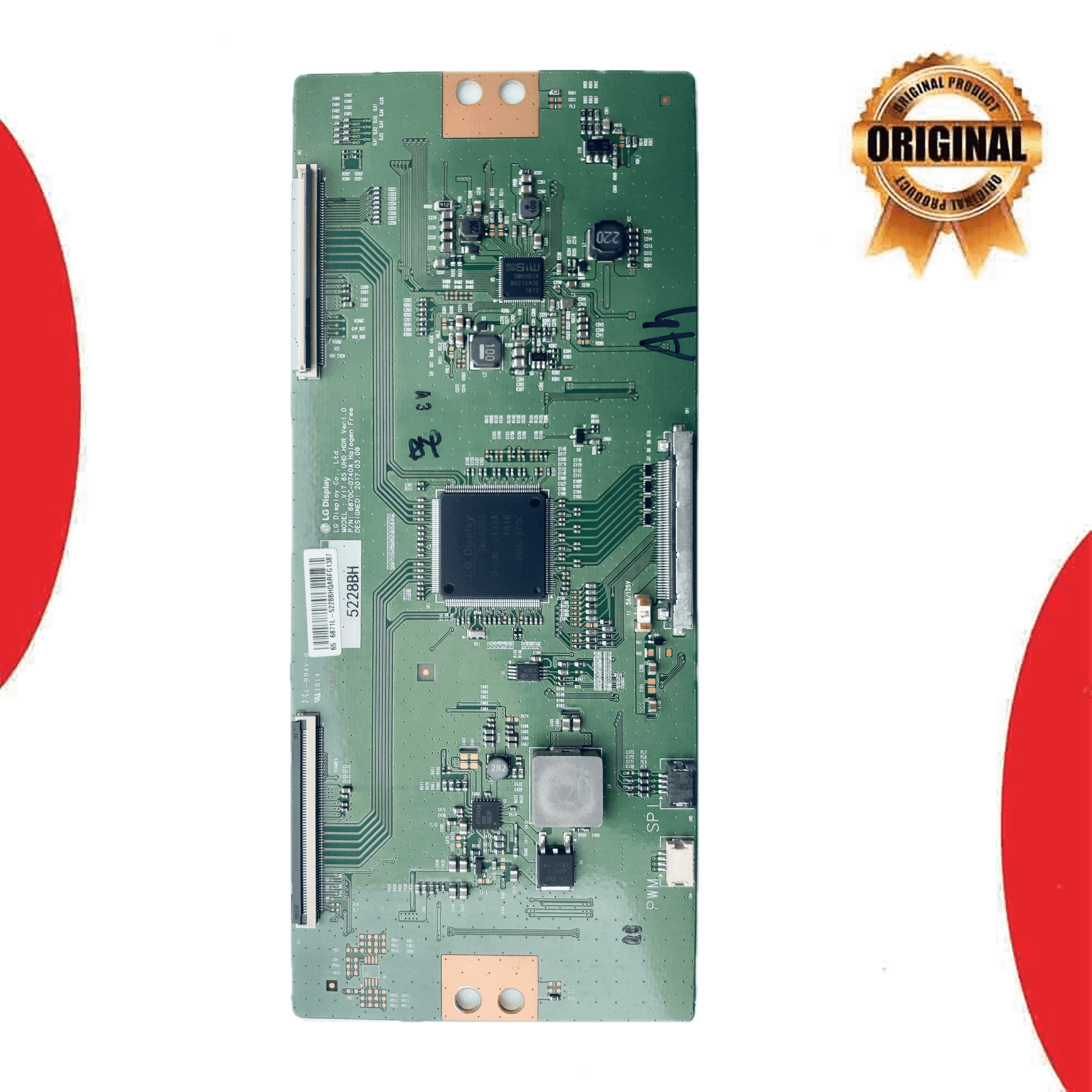 Model VU/S/OAUHD65 VU LED TV T-Con Board - Great Bharat Electronics Model VU/S/OAUHD65 VU LED TV T-Con Board - Great Bharat Electronics